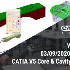 CATIA V5 Core & Cavity modul, 30.9.2020