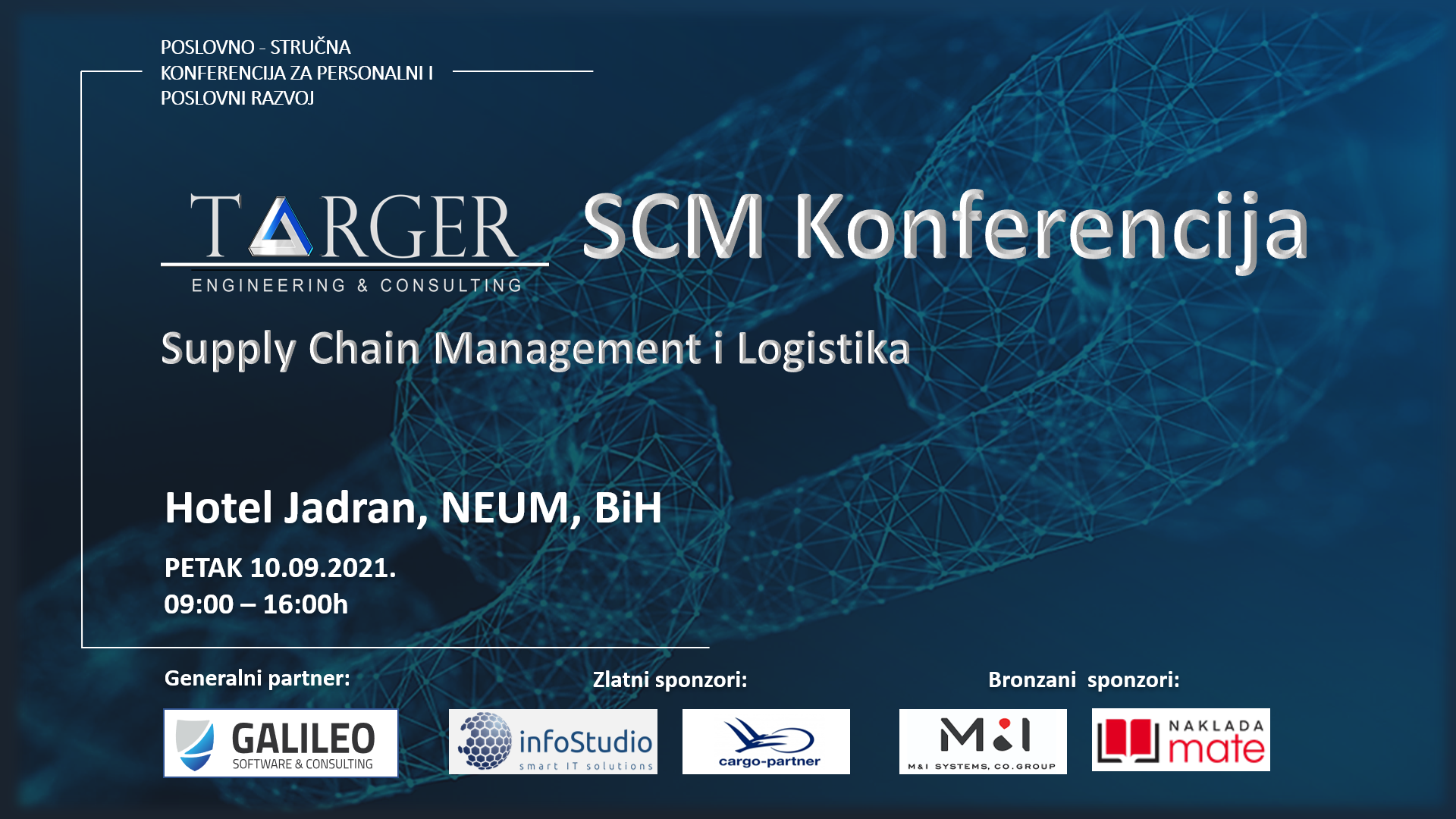 Targer SCM Konferencija - Septembar 2021 NEUM